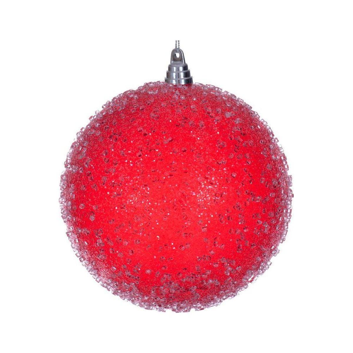 Shop For 8" Red Icy Sugar Ball