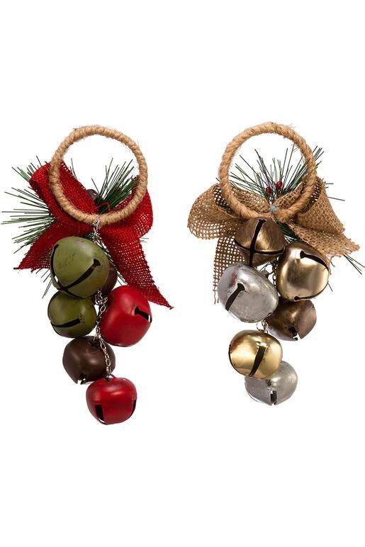 Shop For 8" Rustic Grape Bell Door Hanger Assorted