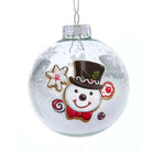 Shop For 80MM Gingerbread, Snowman and Santa Glass Ball Ornaments
