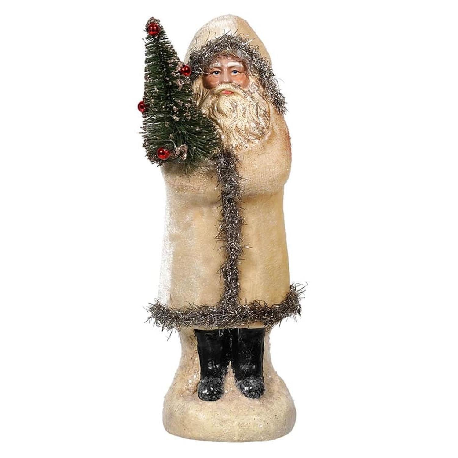8.25" Velvet Belsnickle Santa Figurine