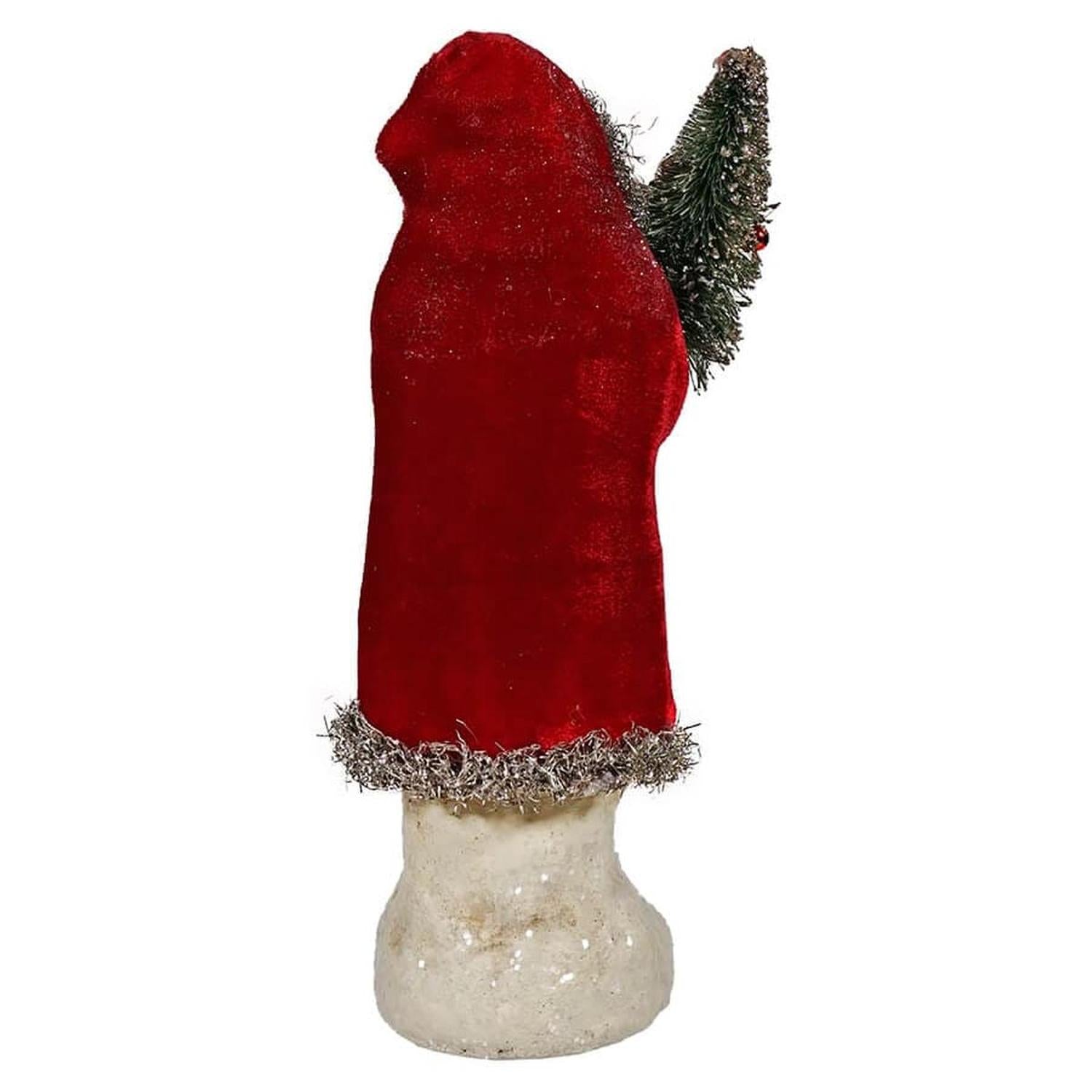 8.25" Velvet Belsnickle Santa Figurine