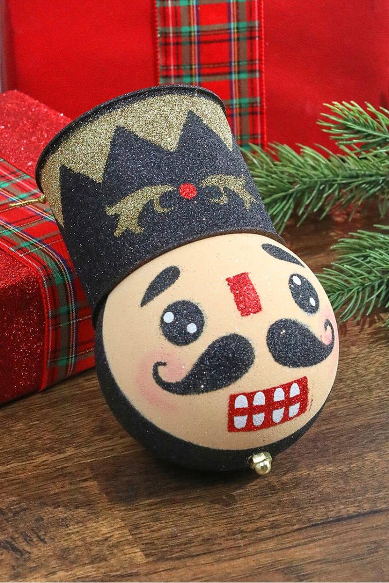 Shop For 8.5" Holiday Nutcracker Ornament: Black & Gold