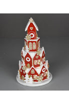 Shop For 8.5" LED Red Gingerbread Village