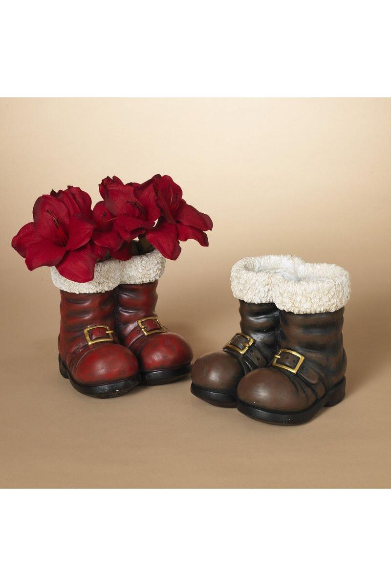 Shop For 8.5" Magnesium Santa Boots Container