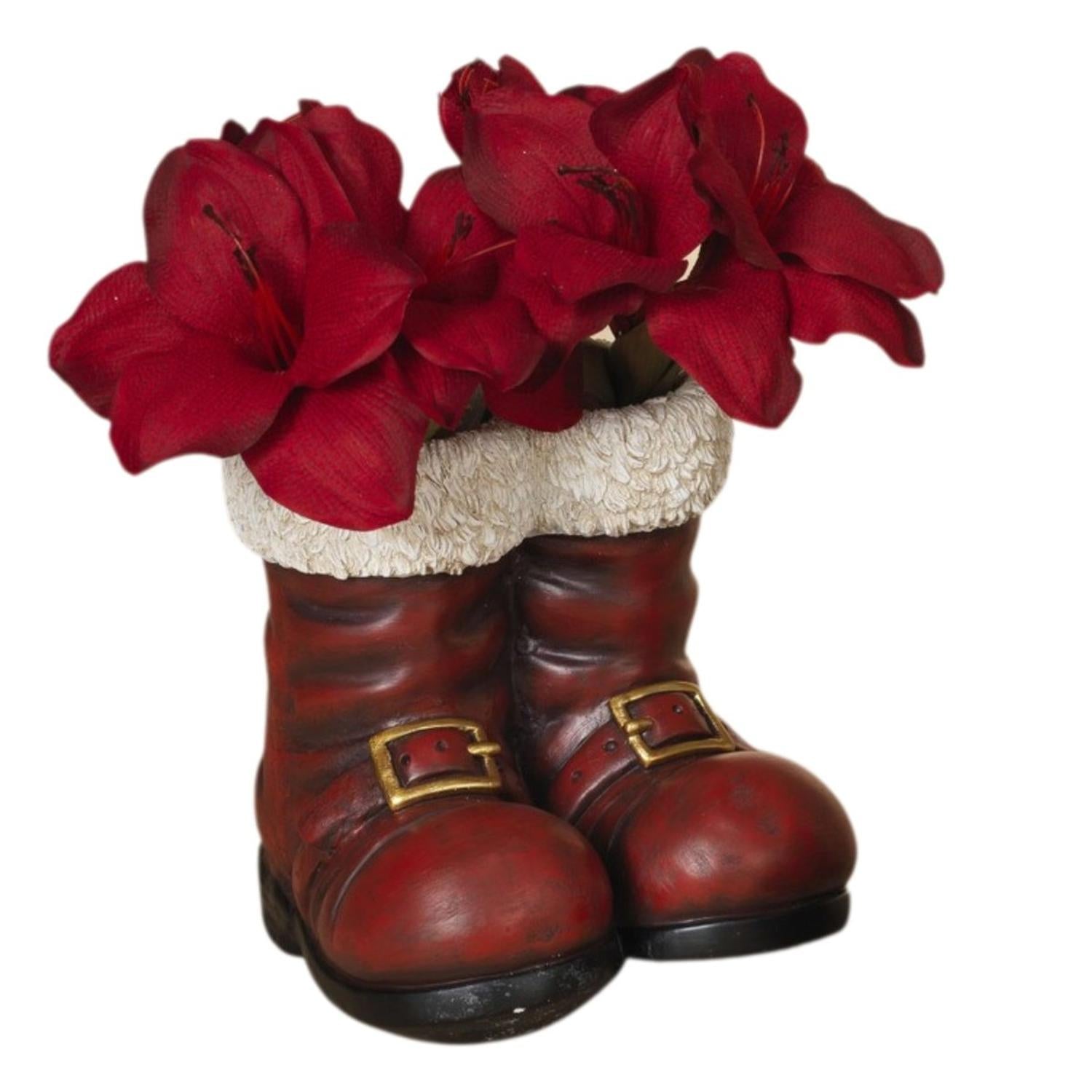 8.5" Magnesium Santa Boots Container