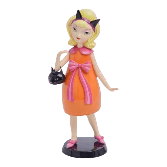 Shop For 8in Halloween Cat Mod Girl Figurine