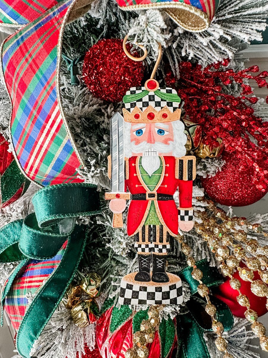 Shop For 8in Metal Elegant Nutcracker Ornament