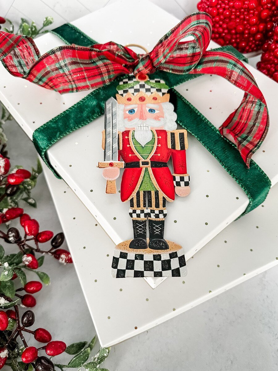 Shop For 8in Metal Elegant Nutcracker Ornament