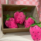 Shop For 8in Plush Pink Strawberry Accent