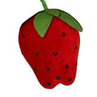 8in Plush Red Strawberry Accent