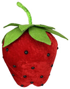 8in Plush Red Strawberry Accent