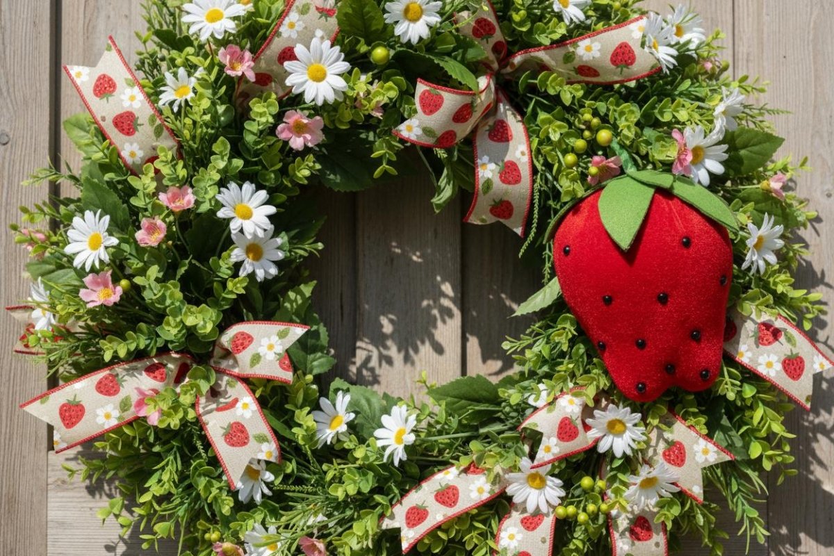 Shop For 8in Plush Red Strawberry Accent