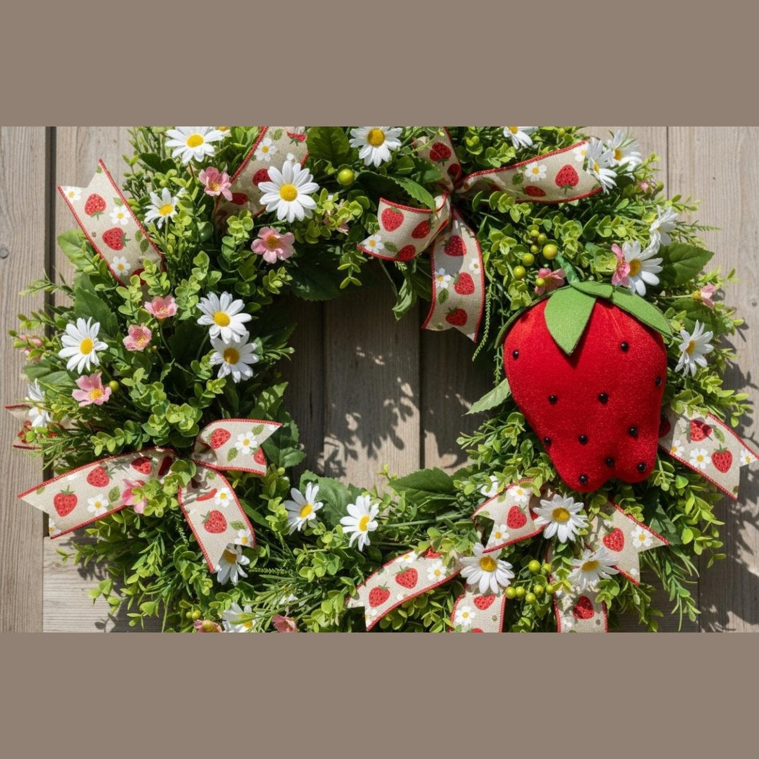 Shop For 8in Plush Red Strawberry Accent