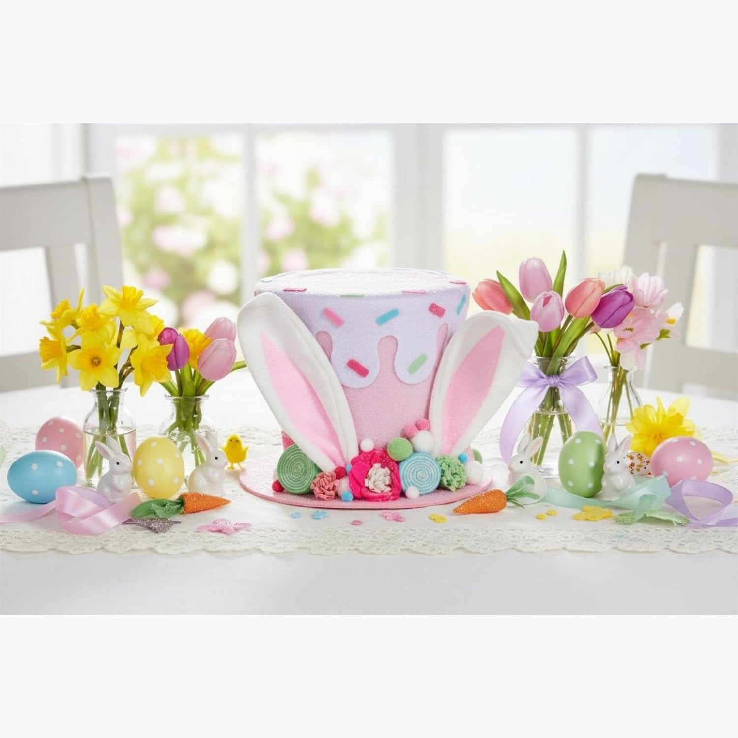 Shop For 9" Bunny Rave Top Hat