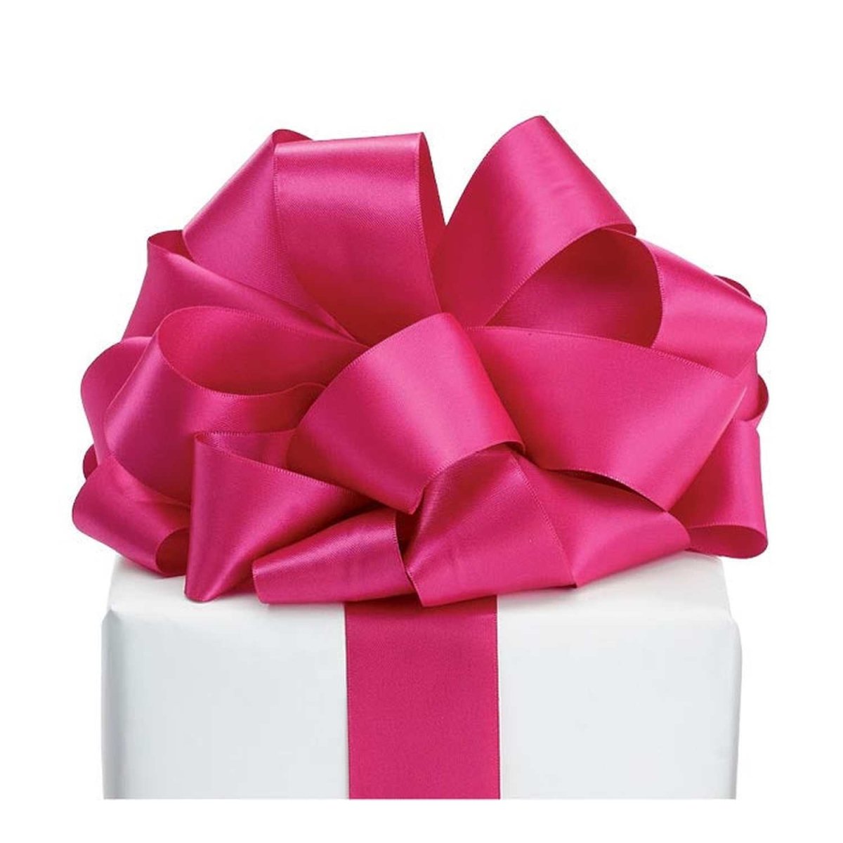 Shop For 9 Double Face Satin Ribbon Non Wired: Azalea (50 Yards)