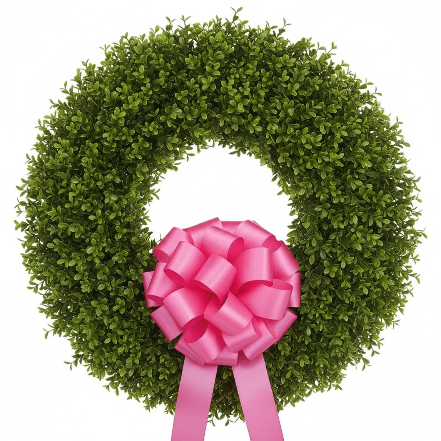 Shop For 9 Double Face Satin Ribbon Non Wired: Hot Pink (50 Yards)