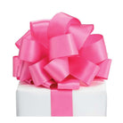 Shop For 9 Double Face Satin Ribbon Non Wired: Hot Pink (50 Yards)