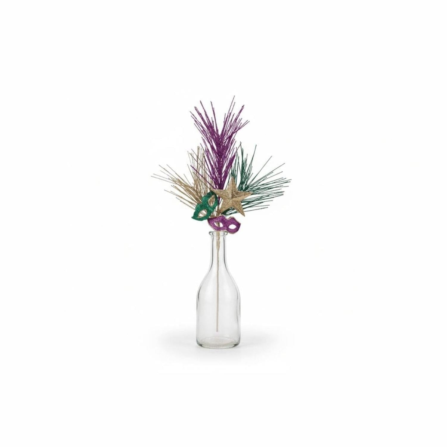 Shop For 9" Glitter Mardi Gras Mask Pick
