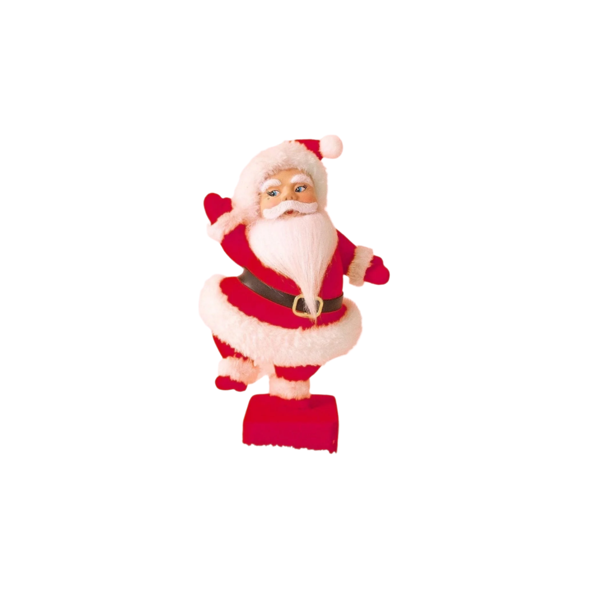 Shop For 9 in Red Retro Dancing Christmas Santa