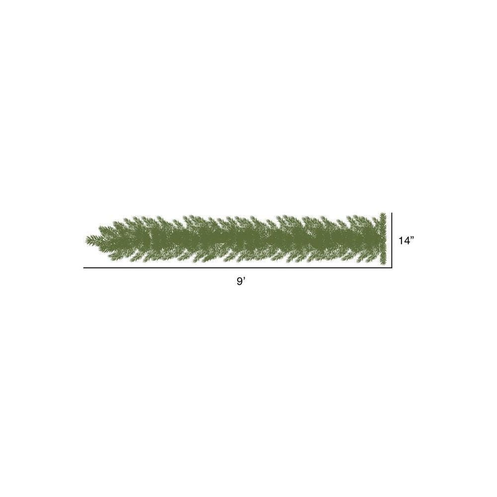 Shop For 9' Lime Green Garland, LED lights