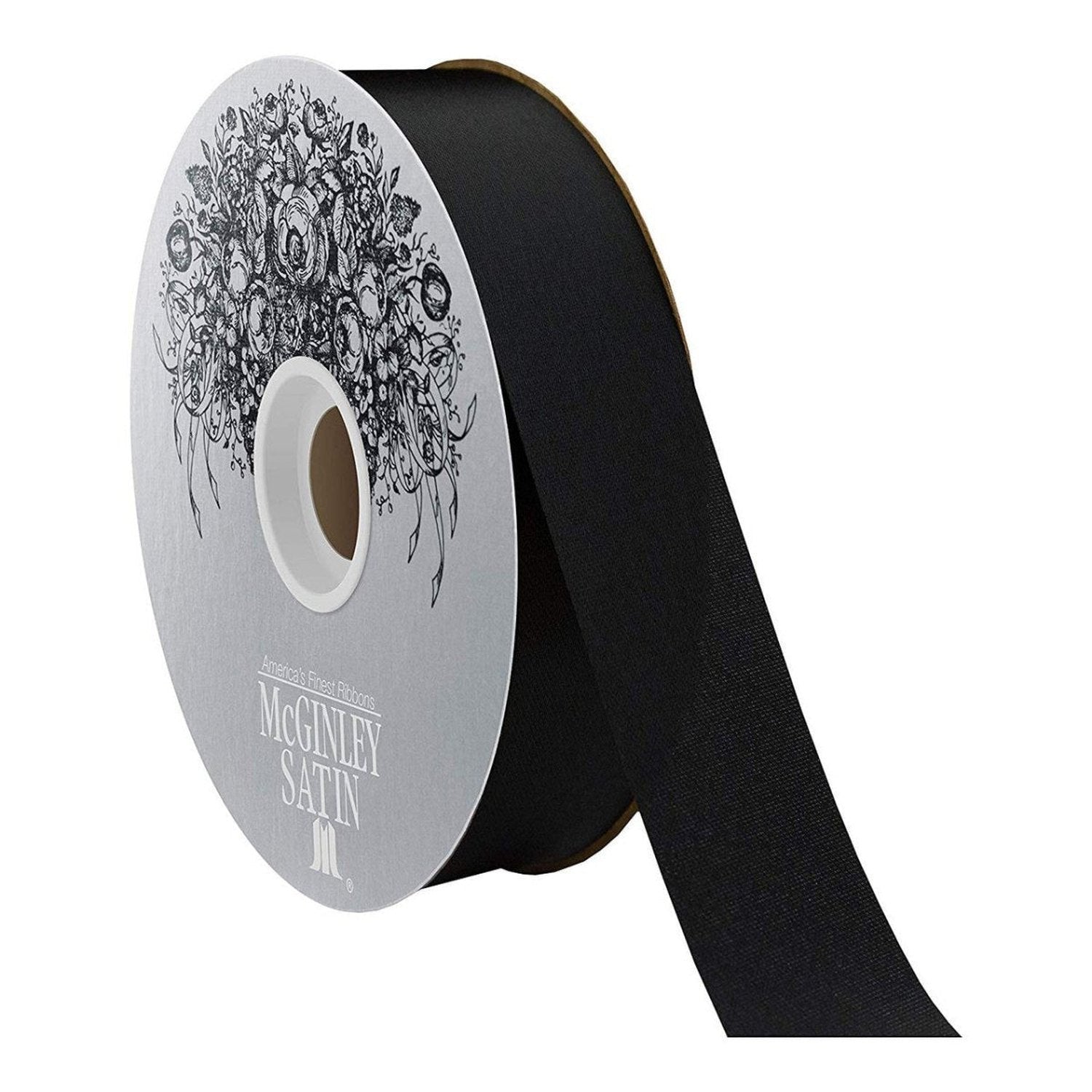 Shop For 9 McGinley Satin Acetate Ribbon Non Wired: Black (100 Yards)