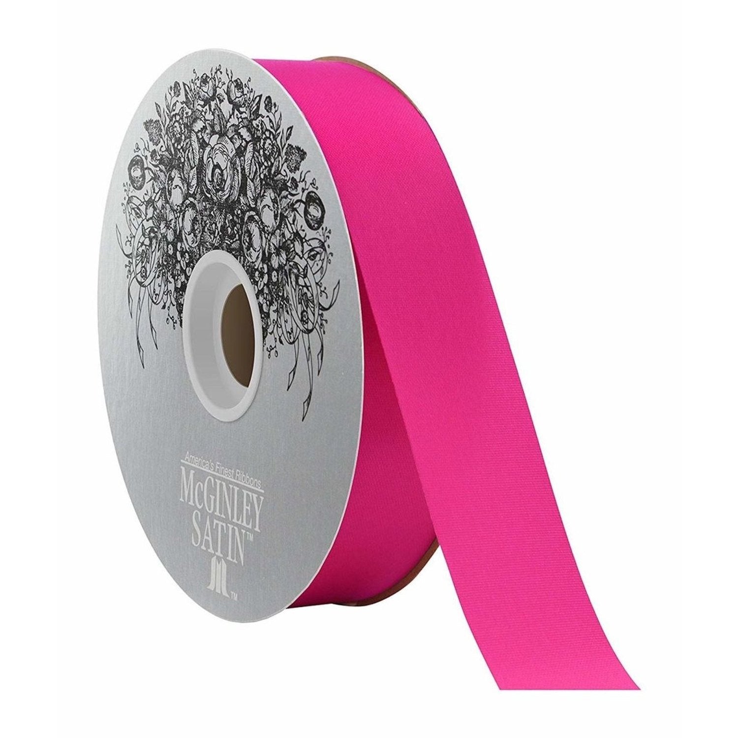 Shop For 9 McGinley Satin Acetate Ribbon Non Wired: Cyclamen (100 Yards)