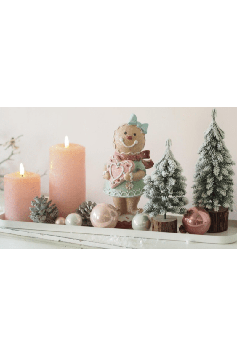 Shop For 9" Pastel Gingerbread Girl Figurine