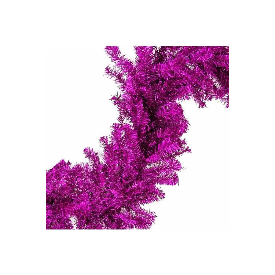 Shop For 9' Purple Tinsel Garland, Unlit