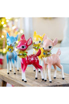 Shop For 9" Retro Standing Sparkle Deer (Set of 4)