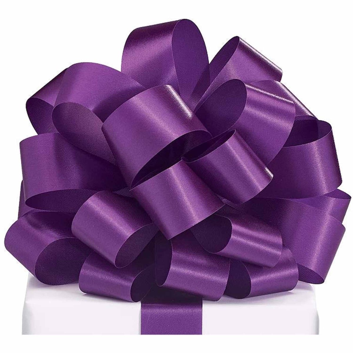 Shop For 9 Satin Acetate Ribbon Non Wired: Plum (100 Yards)
