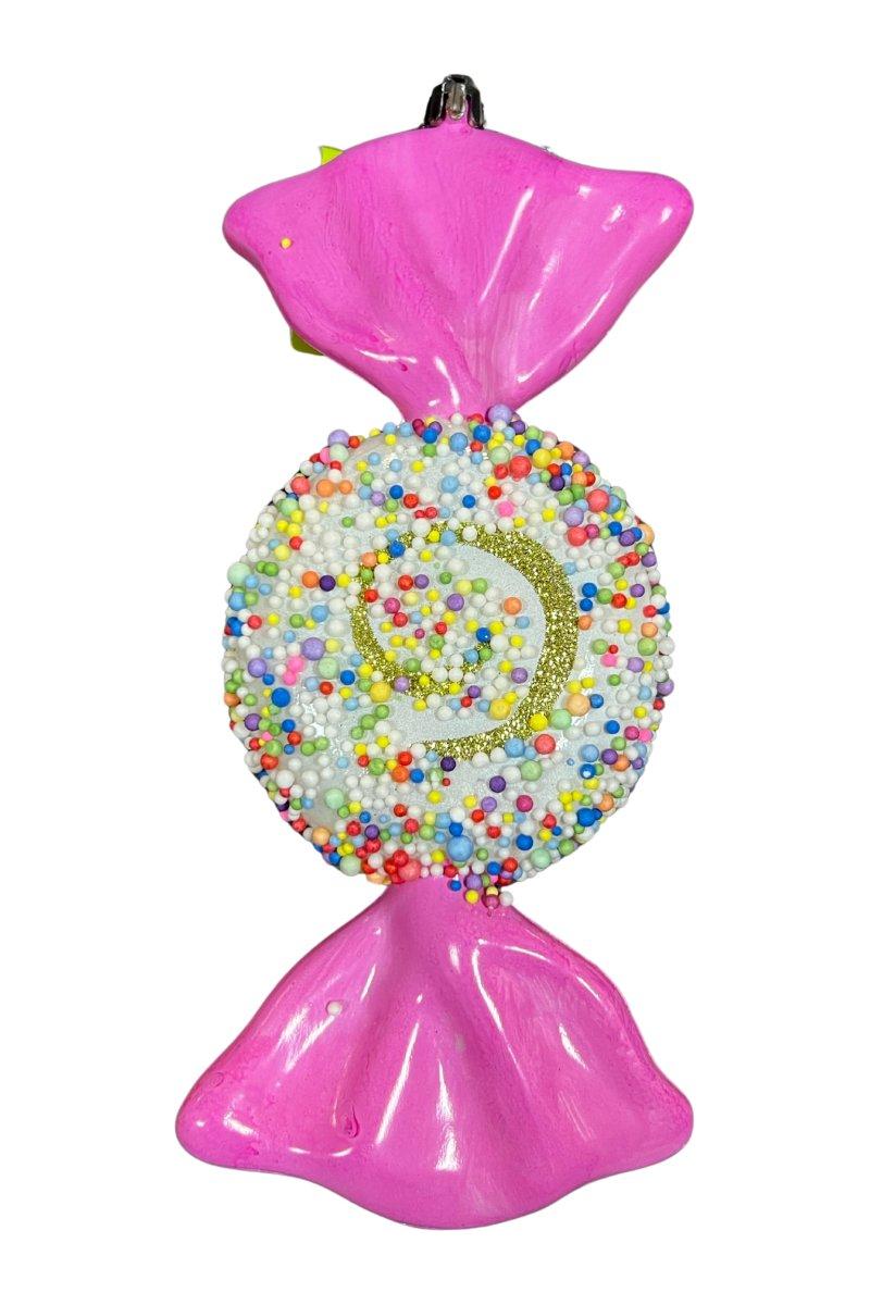 Shop For 9" Sprinkle Candy Ornament: Pink