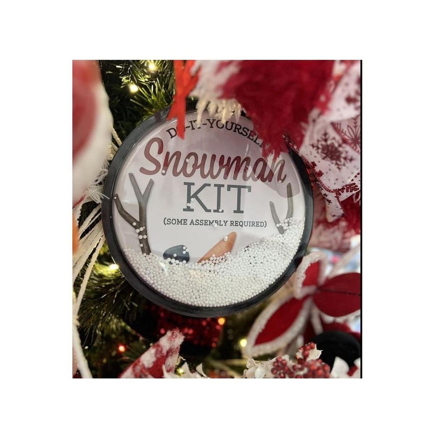 Shop For 9" Wooden Round Sign: DIY Snowman Kit Globe