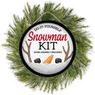 Shop For 9" Wooden Round Sign: DIY Snowman Kit Globe