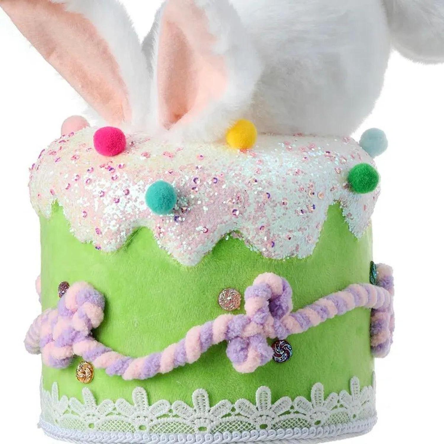Shop For 9.5" Furry Bottom Cake Bunny