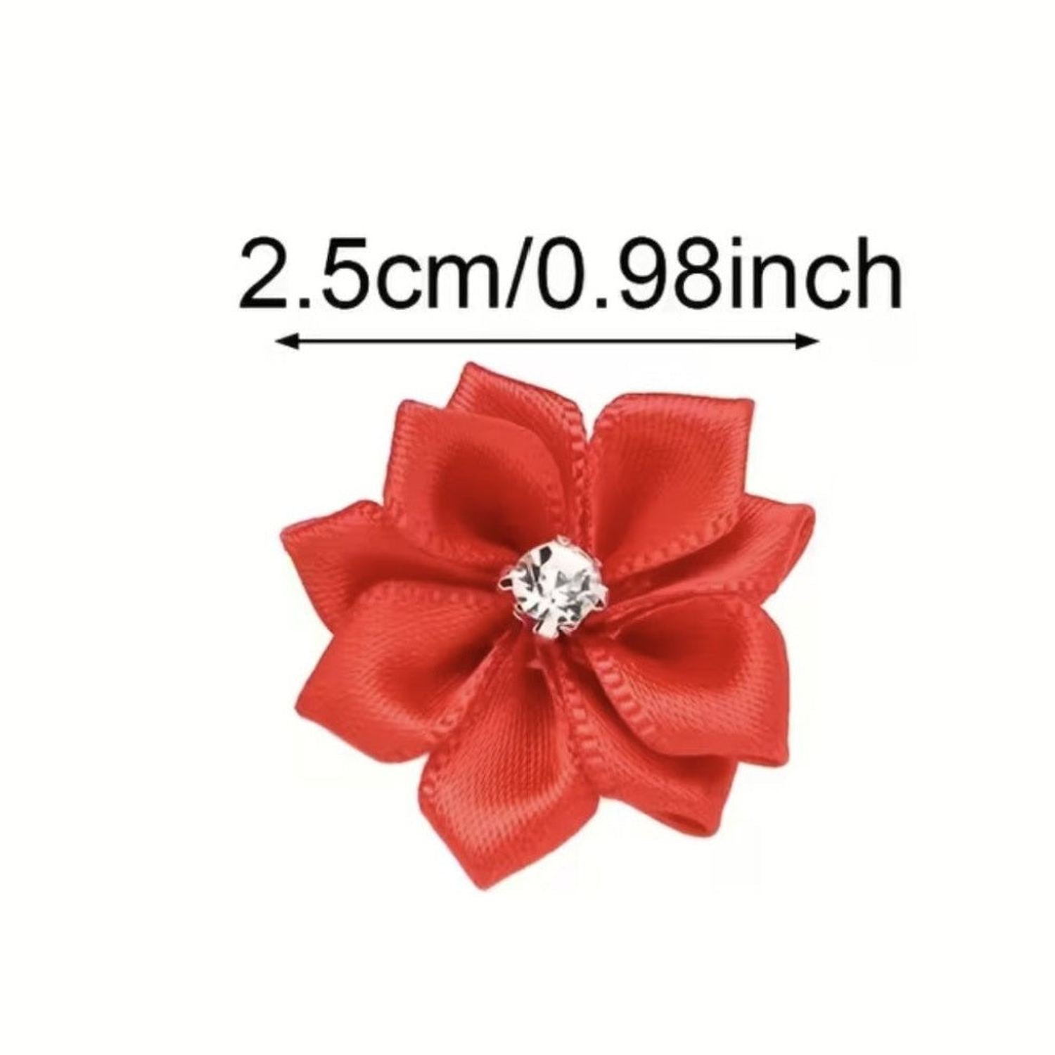 Shop For .98in Homecoming Flower Bows (Assorted Colors)