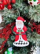 Shop For 9in Metal Elegant Santa Ornament