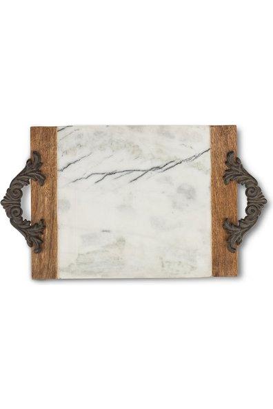 Shop For Acanthus Marble Charcuterie Tray