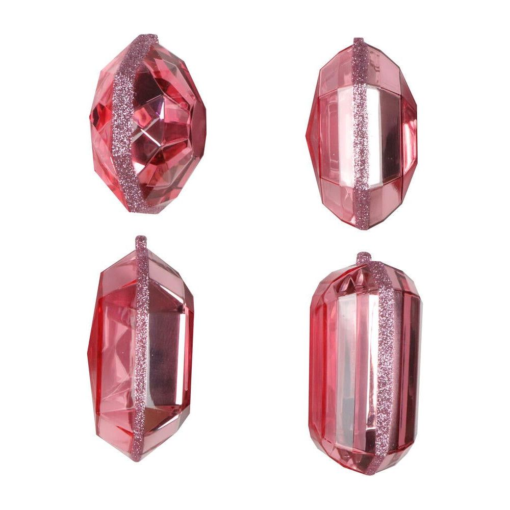 Shop For Acrylic Jewel Assortment Ornament: Baby Pink (Set 4) at Michelle's aDOORable Creations