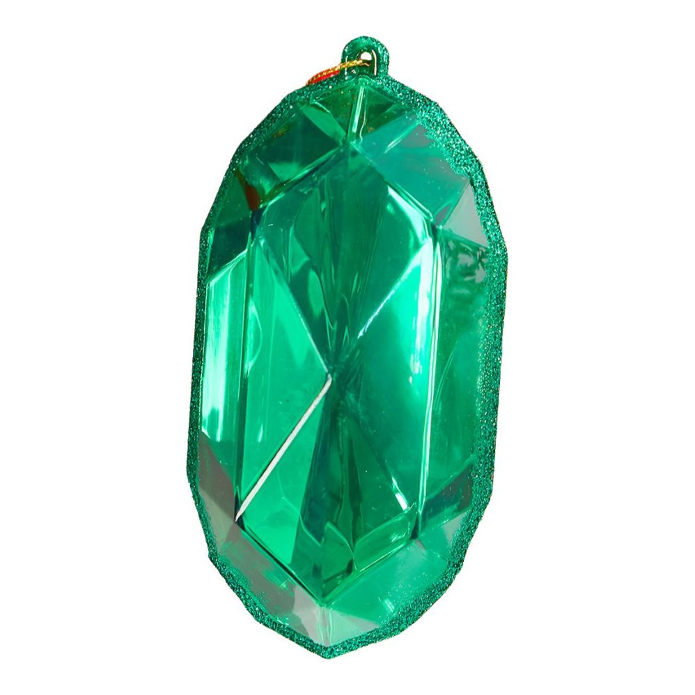 Shop For Acrylic Jewel Assortment Ornament: Emerald (Set 4) at Michelle's aDOORable Creations