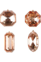 Shop For Acrylic Jewel Assortment Ornament: Rose Gold (Set 4) at Michelle's aDOORable Creations