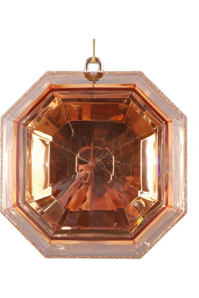 Shop For Acrylic Square Jewel Ornament: Rose Gold MT232858