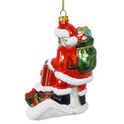 Shop For African American Glass Santa Ornament