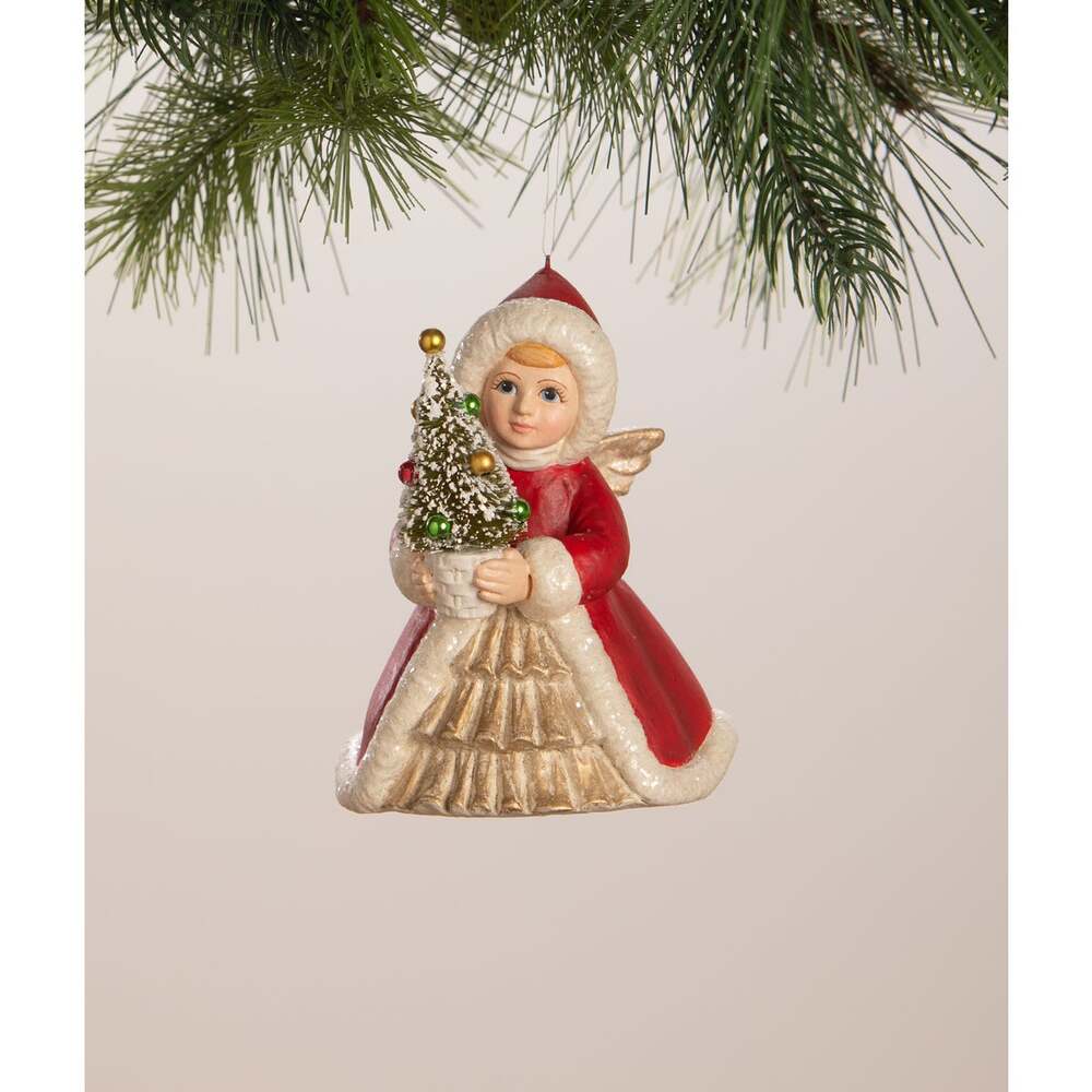 Angel Holding Tree Ornament