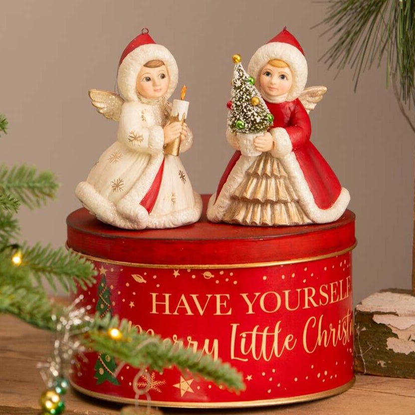 Angel Holding Tree Ornament