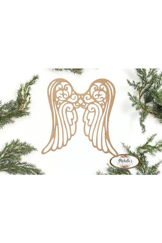 Shop For Angel Wings Wood Cutout - Unfinished Wood at Michelle's aDOORable Creations