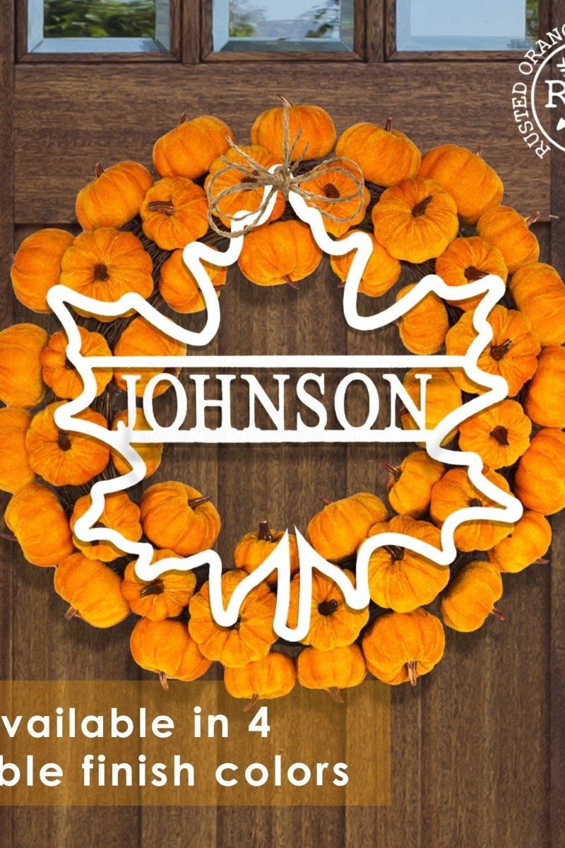 Shop For Autumn Leaves and Pumpkin Please Collection - Halloween Wall Decor at Michelle's aDOORable Creations