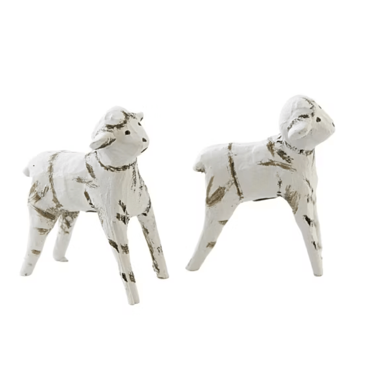 Shop For Baby Sheep Nativity Figurines, Set of 2