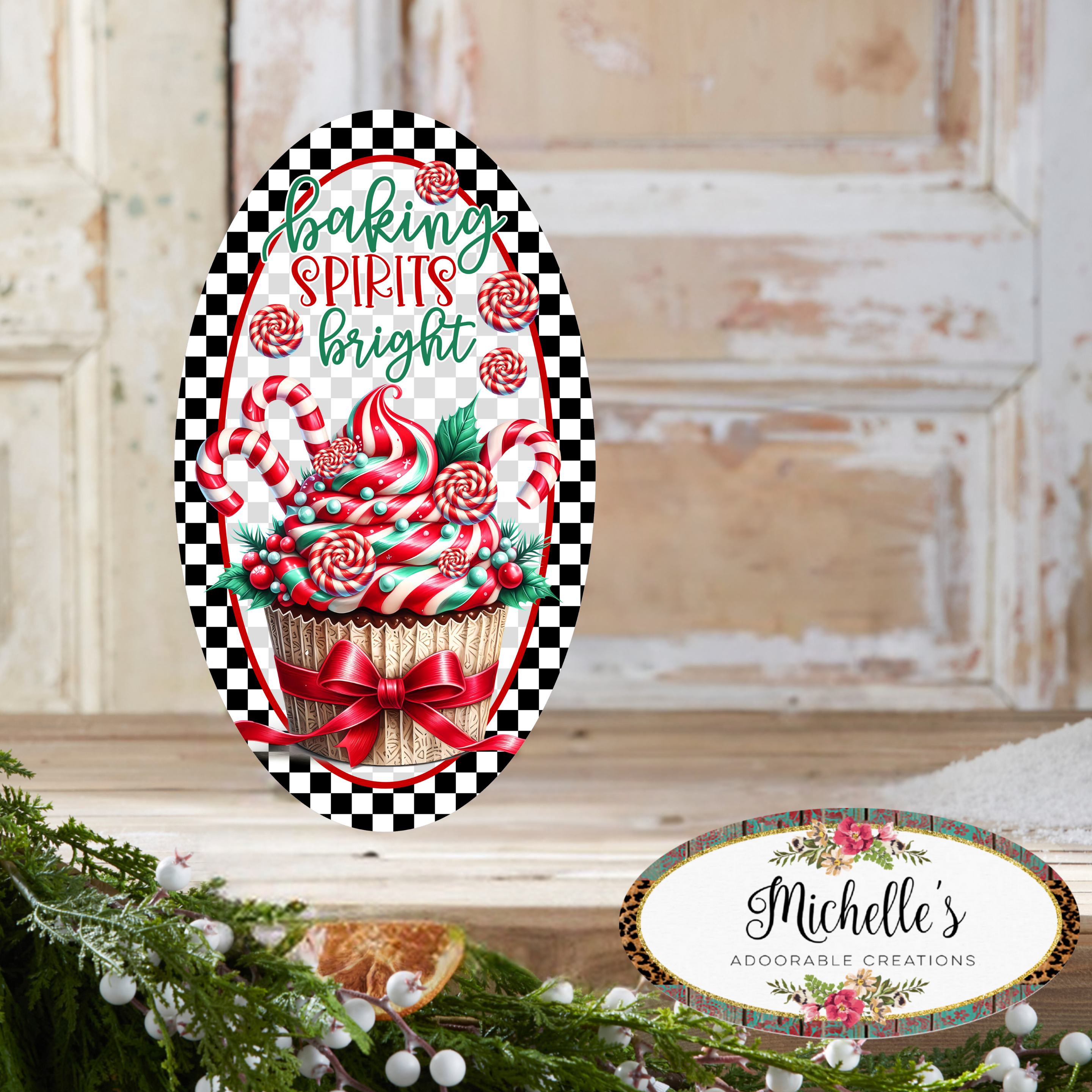 Shop For Baking Spirits Bright Christmas Sign
