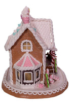 Shop For Battery - Operated LED Gingerbread Cake House 9" at Michelle's aDOORable Creations