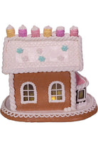 Shop For Battery - Operated LED Gingerbread Cake House 9" at Michelle's aDOORable Creations